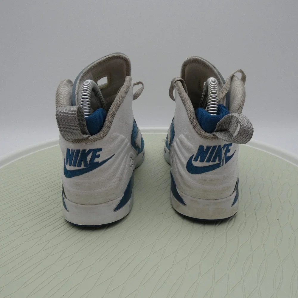 Jordan Jumpman MVP DZ5578-101 Kids US 3 Basketball Shoes White Blue Sneakers